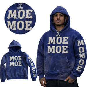 Sweat-shirts à capuche Y2K personnalisés tendance avec effet arc-en-ciel, appliqués, brodés, lettres graphiques, OEM, pour hommes, fabriqués aux États-Unis - Product Image 4