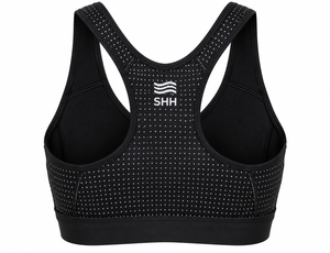 Sujetador deportivo sublimado personalizado para mujer, cosido, informal, antiarrugas, transpirable. - Product Image 2