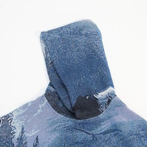 Sweat-shirts à capuche surdimensionnés en coton épais, fabricant en gros, logo personnalisé, fournisseur de vêtements streetwear - Product Image 4