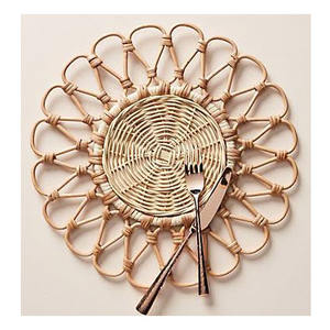 Posavasos de Bambú de Estilo Clásico Premium, Resistentes al Calor, Hechos a Mano, Decoración Tejida para Mesa, para Recepción de Bodas - Product Image 4