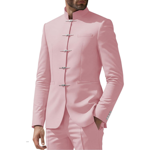 Veste traditionnelle bavaroise pour homme, style alpin, col montant, idéale pour les festivals folkloriques allemands, les mariages et les occasions formelles - Product Image 5