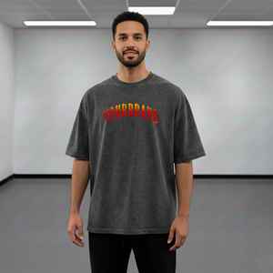 Camiseta de Hip Hop para Hombre, 100% Algodón, Personalizada, Nueva Colección 2026, Corte Holgado, Impresión Digital, Logotipo 3D en Relieve, Alta Calidad - Product Image 4