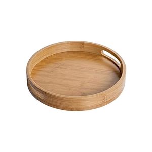 Plateau de service ovale en bois de hêtre naturel, assiette décorative en bois pour café, dessert, organisateur de bijoux, ustensiles de cuisine écologiques - Product Image 4