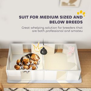 Supporto per luce retrattile regolabile in altezza per porta, Tappetino impermeabile per pipì - Cuccia per cani di taglia media, Mobili per animali domestici - Product Image 6