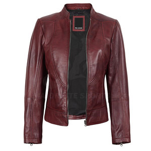 Veste en cuir pour femme, best-seller de la mode, style élégant avec construction durable et finition haut de gamme - Product Image 4