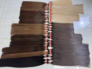 Vente en gros d'extensions de cheveux humains vietnamiens AZURA Company Super Bone Straight avec des styles lâches de vagues profondes et de boucles - Product Image 5