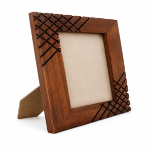 Custom Geometric Carved Wooden Photo <b>Frame</b> Eco Friendly Solid <b>Wood</b> <b>Picture</b> <b>Frame</b> Stand for Tabletop Home Office Decor Wholesale - Product Image 1