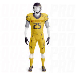 Fabrikpreis American Football Uniformen Paketangebot Maßgefertigte Polyester Sublimations-Sportbekleidung Schnelltrocknende Uniform Zubehör Taschen - Product Image 5