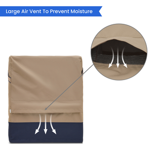 Housses de chaise de club modulaires de luxe, protection supérieure, utilisation facile, imperméables, durables, revêtement PU, support OEM/ODM, 420D/600D - Product Image 3