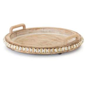 Bandeja de Almacenamiento Multiusos de Madera, Elegante y Moderna, Personalizada, de Madera Natural Marrón, Hecha a Mano, Accesorio para el Hogar, Juego de Bandejas para Servir - Product Image 4