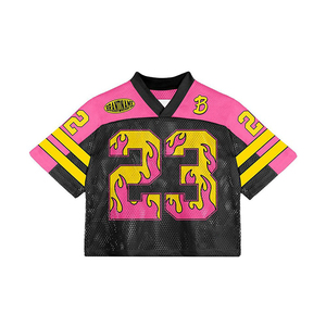 Camiseta Deportiva de Fútbol Americano Personalizada, Diseño a Medida, Sublimación, Corte Holgado, Secado Rápido, Malla Transpirable - Product Image 2