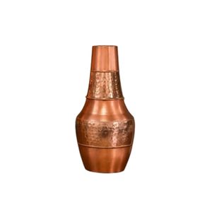 100% Pure Copper Water <b>Jug</b> with Tumbler Set Hand Hammered <b>Drinking</b> Pitcher Eco-Friendly Metal Drinkware for Home Hotel Party Use - Product Image 3