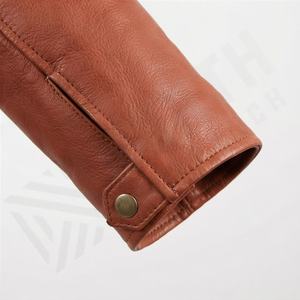 Veste en cuir pour moto NAI-0529A, manteau de motard tendance, vente en gros directe d'usine, vêtements de protection pour la conduite, couleur personnalisable - Product Image 6