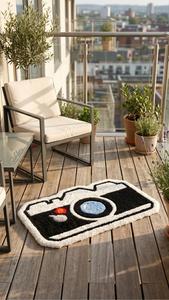 Alfombra Decorativa Única y Creativa, Hecha a Mano con Lana, Antideslizante, con Patrón Geométrico, Suave y Afelpada, para Dormitorio o Sala de Estar - Product Image 3