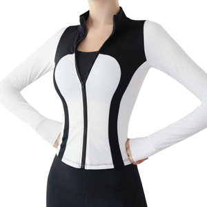 Vêtements grande taille, vestes de yoga à manches longues, yoga pour femmes, vêtements de sport pour la gym, vêtements de sport en gros, vêtements d'hiver, vêtements d'extérieur - Product Image 1