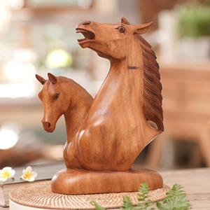 Nouvelles petites sculptures de décor en bois sculptées à la main table en bois figures debout sculpture belle woodcrafts moule - Product Image 6