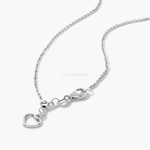 0.5Carat Round Lab Created Diamond Solitaire Pendant Necklace with Adjustable Gold Chain Elegant Anniversary Jewelry <b>Gift</b> - Product Image 5