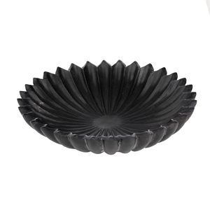 Bol Urli en marbre noir élégant fait à la main, design indien moderne, bol de service multifonctionnel pour la maison, la salle à manger, Diwali/Ramadan - Product Image 4