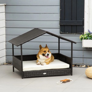 Cama para mascotas de ratán, duradera y hecha a mano, para accesorios de mascotas - Product Image 4