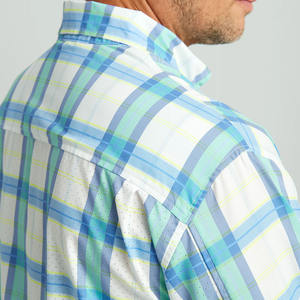 Camisa de Pesca de Manga Larga con Botones y Protección Solar UPF 50 para Hombre, con Logotipo Personalizado, 100% Poliéster, Impresión por Transferencia de Calor, Resistente al Viento - Product Image 3