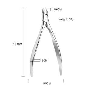 Kit d'outils professionnels pour manucure et pédicure en acier inoxydable de haute qualité, pousse-cuticules et coupe-cuticules, accessoires personnalisables, en promotion - Product Image 2