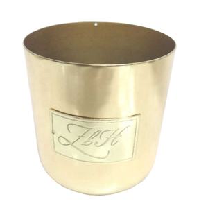 Décoration de la maison en laiton plaqué métal fer concepteur de luxe porte-bougie vide navires faits à la main personnalisé - Product Image 1