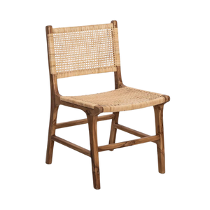 Chaises de jardin en teck, fauteuils de salle à manger en rotin, chaise en bois durable facile à assembler pour le jardin, meubles de restaurant - Product Image 1