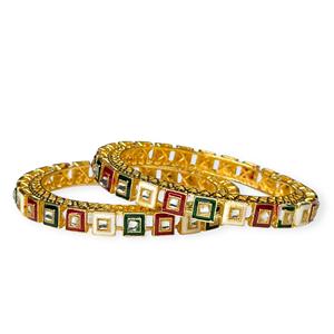 Bracelets multicolores dorés de haute qualité, tendance et à la mode, pour mariages et fêtes, prix de gros premium, bracelet mondial - Product Image 1