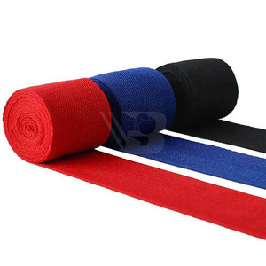 Premium Quality Cotton Polyester Breathable Eco-Friendly Soft <b>Hand</b> Wraps for Boxing Training with Custom Logo and Size Options - Product Image 5