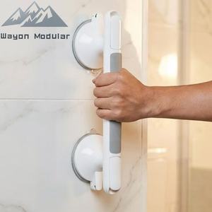 Barre d'appui de sécurité pour salle de bain Wayon, moderne, à <span class=keywords><strong>ventouse</strong></span>, avec corps en ABS haute résistance, pour projets résidentiels de luxe - Product Image 1