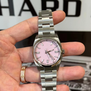 Relojes mecánicos para hombre C EW SK con esfera rosa, de alta calidad, 36 mm, automáticos, reloj de regalo para damas, 3230, reloj clásico de lujo para uso diario. - Product Image 5