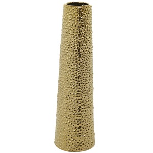 Jarrón de Mesa Moderno de Hierro Martillado Transparente con Efecto Agrietado, Porta Flores Decorativo, Decoración para el Hogar, Elegante, Lujoso, Estilizado, Premium - Product Image 1