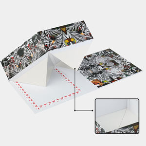Custom New Design Folding Paper Boxes Gold Foil Logo Spot UV Luxury Packing Cardboard Magnetic Flip Rigid Gift Box Recyclable - Product Image 1