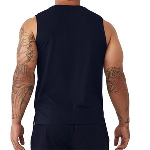 Camiseta sin mangas para hombre, tela suave al tacto, diseñada para máxima comodidad durante el entrenamiento en el gimnasio y la carrera. - Product Image 3