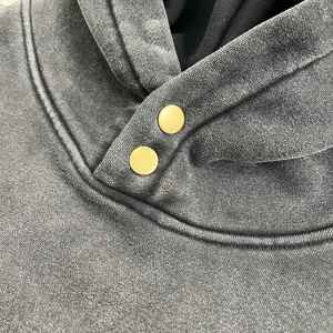 เสื้อฮู้ดผ้าฟลีซเนื้อนุ่มคุณภาพสูง 370gsm ผ้าฝ้ายและโพลีเอสเตอร์  แบบสวมหัว  ลายบาติก  สำหรับผู้ชาย - Product Image 4