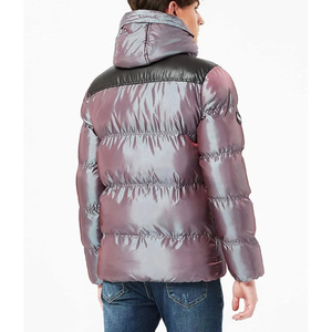 Abrigo de Invierno Acolchado de Poliéster con Capucha, Reversible, Ligero y Cálido, Tallas Grandes, con Logotipo Personalizado, Venta al Por Mayor, Mejor Marca - Product Image 2