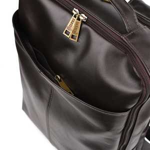 Mochila para Portátil Unisex de Cuero Genuino Personalizada al por Mayor, con Cierre de Cremallera Antirrobo, Impermeable, para Viajes, Modelo LBK-0152 - Product Image 4