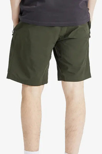 Mens Olive Green Bermuda <b>Shorts</b> Mid Waist Zipper Fly Quick Dry Casual Style with Side <b>Zip</b> <b>Pockets</b> Woven Polyester Fabric - Product Image 5
