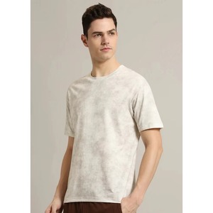 เสื้อยืดผู้ชาย เสื้อยืดคอโอ แขนสั้น ผ้าฝ้าย 100% ทรงโอเวอร์ไซส์ เสื้อฤดูร้อนสำหรับขาย - Product Image 2