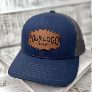 Casquette Trucker en Cuir Personnalisée de Haute Qualité Style 112 avec Maille et Fermeture Snapback, Casquettes de Sport en Toile avec Logo Personnalisé pour la Mode Hip Hop - Product Image 1