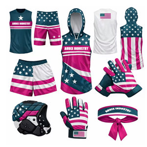 ชุดยูนิฟอร์มฟุตบอลแบบธง 7V7 สำหรับขายส่ง ปรับแต่งโลโก้ด้านหน้าได้ คุณภาพพรีเมียม แห้งเร็ว สำหรับผู้ใหญ่ทุกเพศ แพ็คเกจสุดคุ้ม - Product Image 2