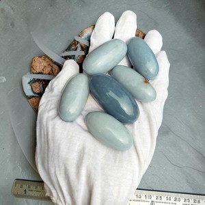 Fournisseur en gros de cristaux de guérison polis Angelite Shiva Lingam de qualité supérieure en Inde - Product Image 4