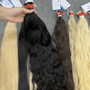 GRANDE COMMANDE : Extensions de cheveux humains en vrac, prix de gros direct usine du Vietnam, longueurs complètes de 6 à 32 pouces, diverses couleurs - Product Image 3