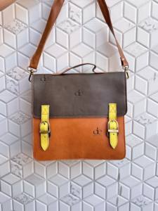 Bolso de mano de cuero reciclado, monedero multicolor para mujer, elegante, de cuero genuino, recién llegado, multiusos, bandolera de hombro para uso de mujer - Product Image 3