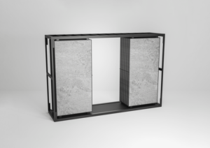 Metal Slop Slider Stand Tile Display Rack for Marble Granite Showroom Store holder display rack for granite marble tiles - Product Image 6