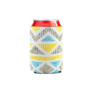 Custom Logo Luxury Foldable Durable Classic Waterproof Neoprene <b>Beer</b> Can Cooler Sleeves Coozies Insulated Portable Can Holder - Product Image 1