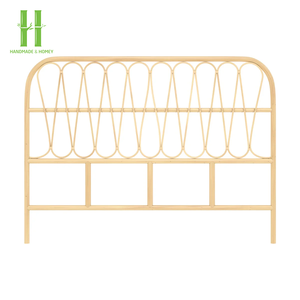 Lit en rotin très populaire avec panneaux de tête de lit simples, idéal pour la maison et l'hôtellerie, directement de l'usine, rotin 2026 - Product Image 5