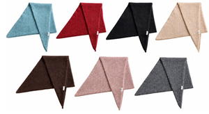 Bufanda Larga de Punto para Mujer, Color Sólido, Estilo Vintage, Calentador de Cuello para Invierno - Product Image 1
