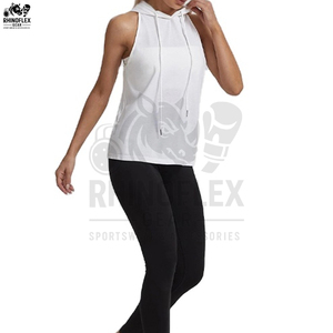 Nouveauté : débardeur léger à capuche sans manches pour femme, meilleur prix, séchage rapide, en vente - Product Image 3