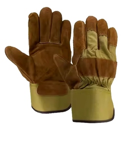 Gants de travail de sécurité en cuir de vachette de haute qualité, résistants à l'abrasion, confortables et robustes, pour la protection personnelle - Product Image 5